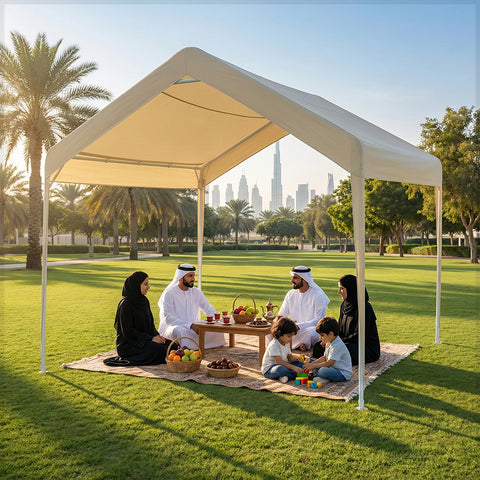 خيمة مظلة بتصميم مرآب السيارات (خيمة فقط)