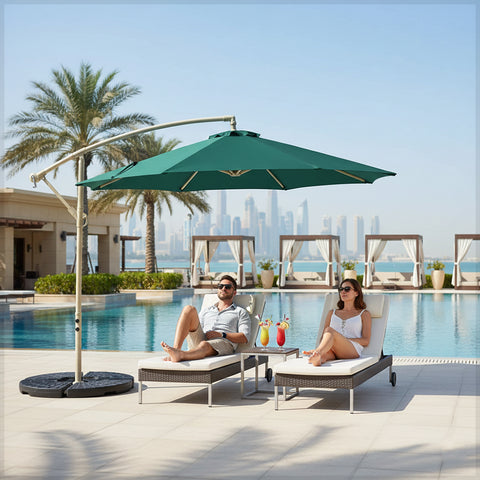 مظلة معلقة للفناء الكابولي.