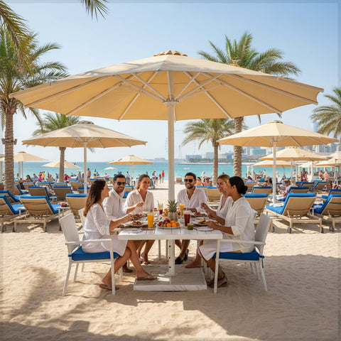 مظلة خارجية دائرية متينة