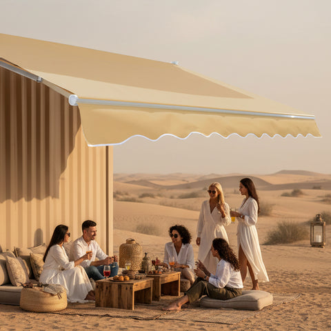 مأوى مظلة كاكي 4 × 2.5 متر