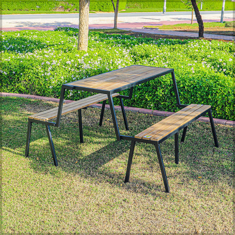 Transform your outdoor space with the versatile 3n1 Folding Bench and Table.