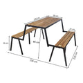 Transform your outdoor space with the versatile 3n1 Folding Bench and Table.