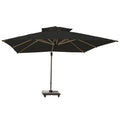 Cantilever umbrella with base