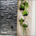 planter stand, wooden planters, hanging planters