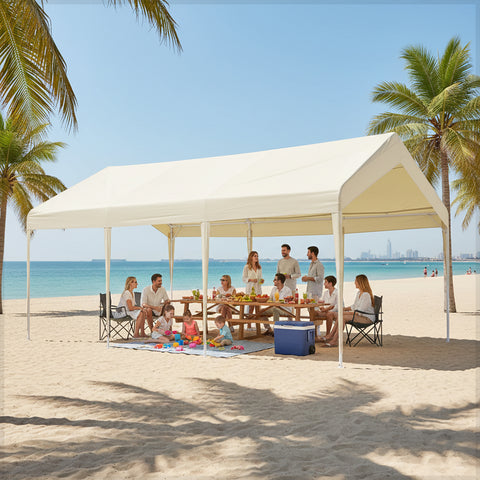 خيمة مظلة بتصميم مرآب السيارات (خيمة فقط)