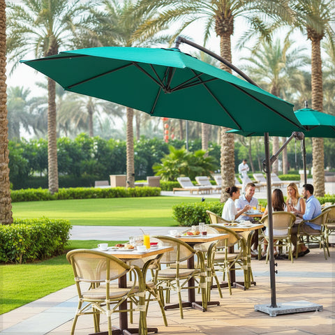 Cantilever Hanging Umbrella(umbrella with base only)