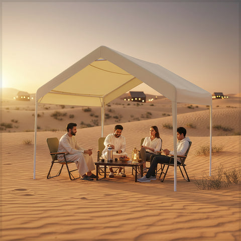 خيمة مظلة بتصميم مرآب السيارات (خيمة فقط)