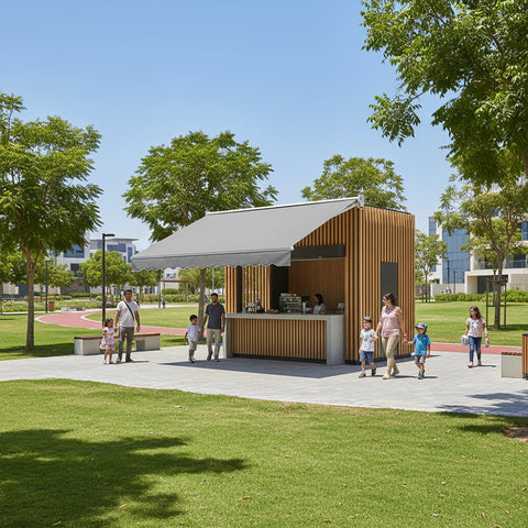 Canopy Shelter 4mx2.5m with Installation