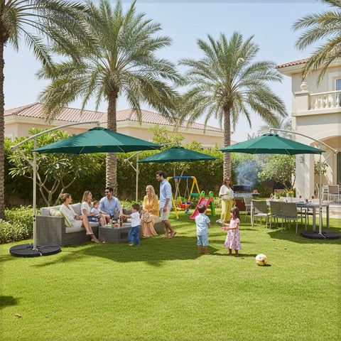 Cantilever Patio Hanging Umbrella(umbrella with base only)