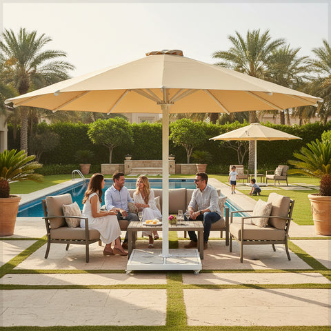 مظلة خارجية دائرية متينة