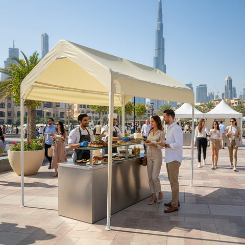 خيمة مظلة بتصميم مرآب السيارات (خيمة فقط)