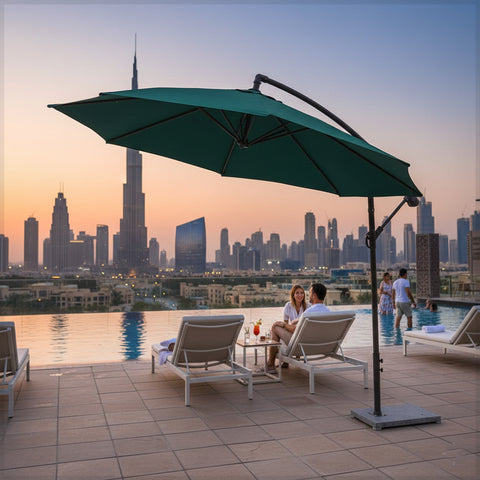 Cantilever Hanging Umbrella(umbrella with base only)