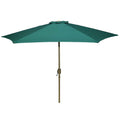 Expertly designed with 6 strong ribs, this parasol umbrella frame provides durable support and shade for all your outdoor activities.