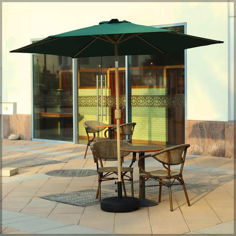 Expertly designed with 6 strong ribs, this parasol umbrella frame provides durable support and shade for all your outdoor activities.