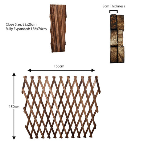 Wicker garden fence