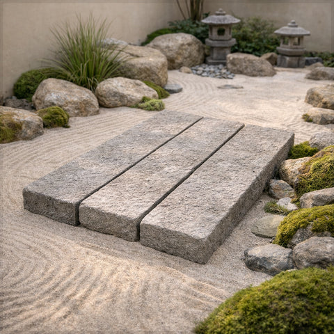 تصميم جسر حجري لتزيين المناظر الطبيعية