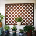 Wooden privacy screen