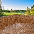 Bamboo garden fence