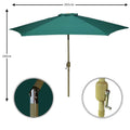 Protect yourself from the sun with our Parasol Tilting Outdoor Umbrella.