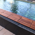 These Wooden Floor Interlock Tiles provide a durable and stylish flooring solution for any spac