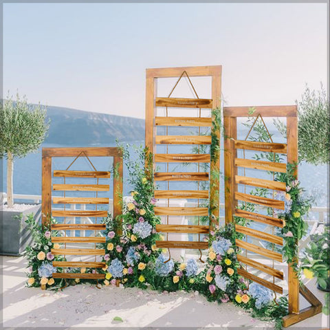 Decorative Wedding Ladder Sign