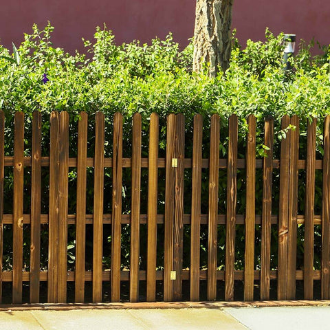 wooden fence, bamboo fence