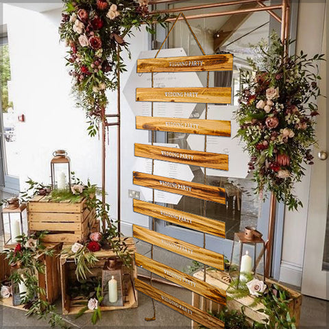 Decorative Wedding Ladder Sign