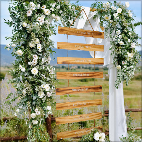 Decorative Wedding Ladder Sign