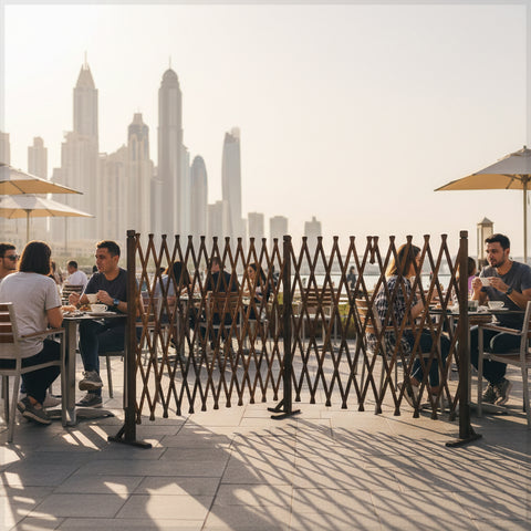 سياج شبكي خشبي قابل للتمديد (سياج فقط)