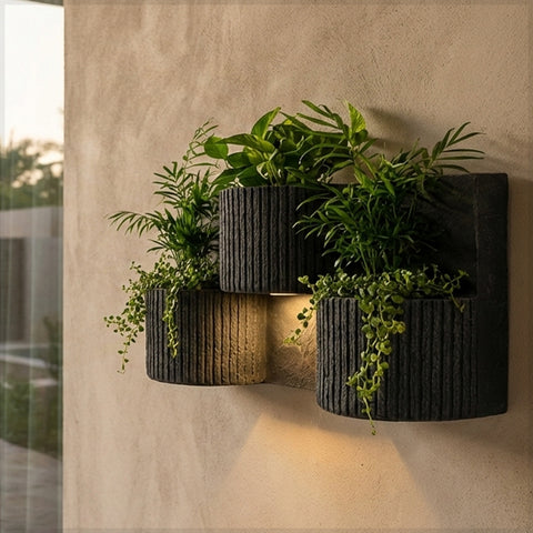 Decorative Wall Plant Boxes with Light(wall plant box only)