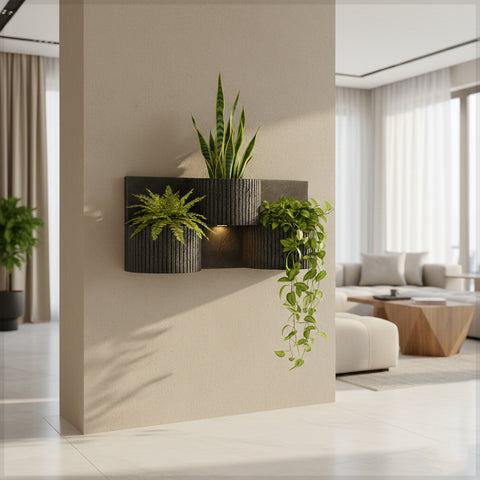 Decorative Wall Plant Boxes with Light(wall plant box only)