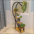 planter stand, wooden planters, hanging planters