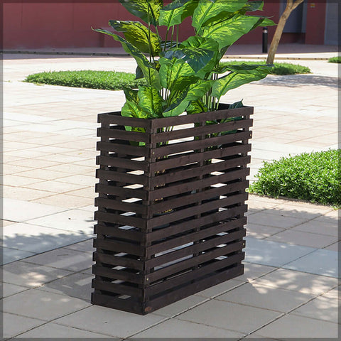 planter stand, wooden planters, hanging planters
