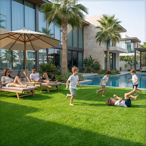 سجادة عشب صناعي عرض 4م (400سم × 100سم)