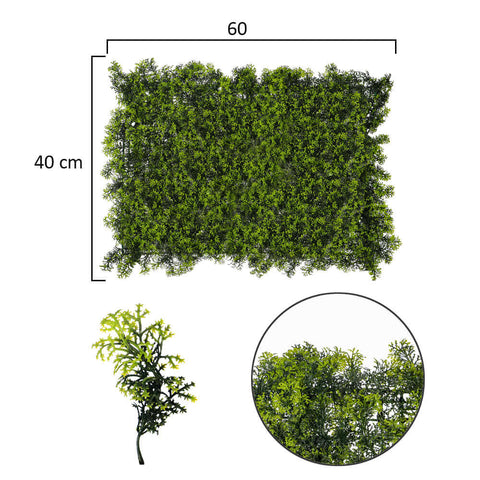 Green panel, Wall decoration, Artificial panel