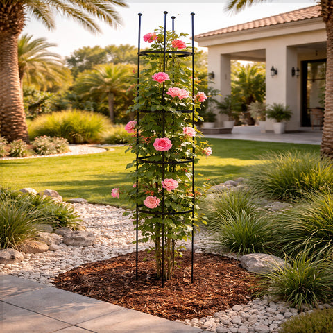 تعريشة الحديقة لدعم النباتات المتسلقة