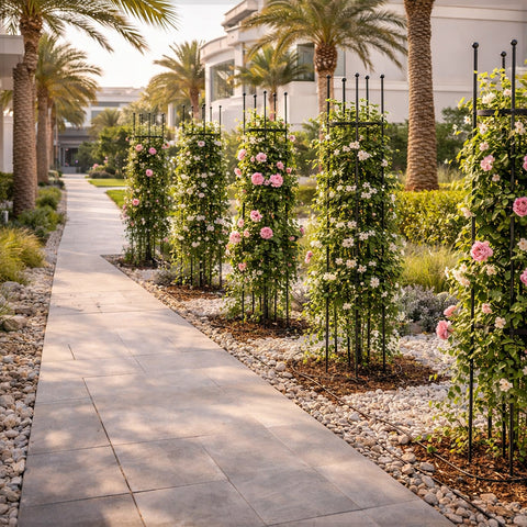 تعريشة الحديقة لدعم النباتات المتسلقة