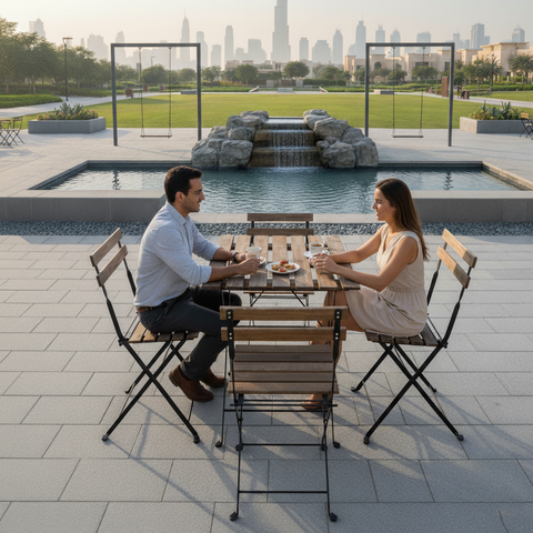 Table & Chair Bistro 5 Pcs Set