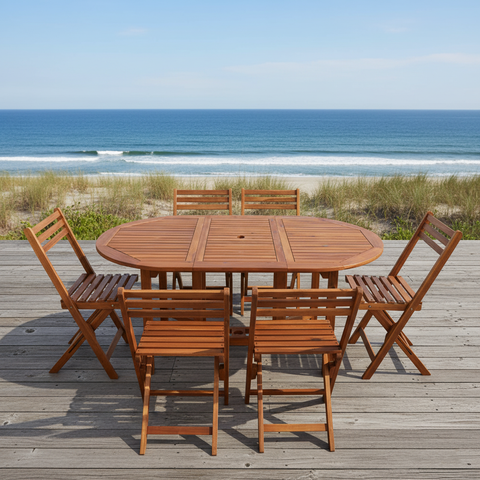 Foldable & Movable Patio Bistro Set(without umbrella)