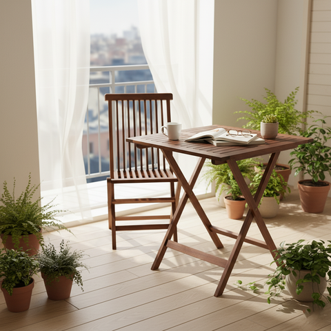 Foldable Wooden Garden Chair