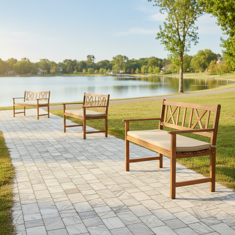 Lounge Seating Sofa with Cushions