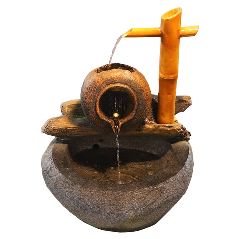 Bamboo water fountain