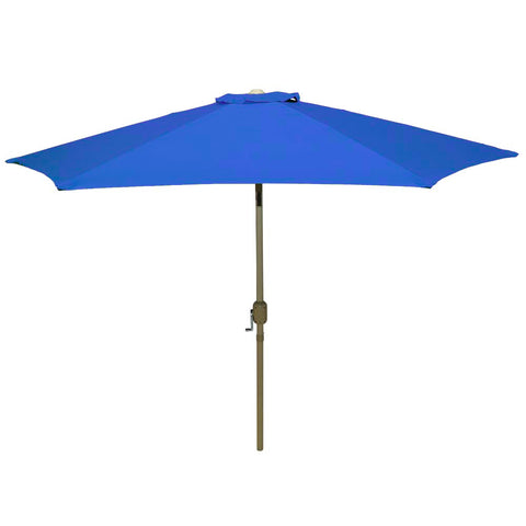 Parasol Tilting Outdoor Umbrella Blue
