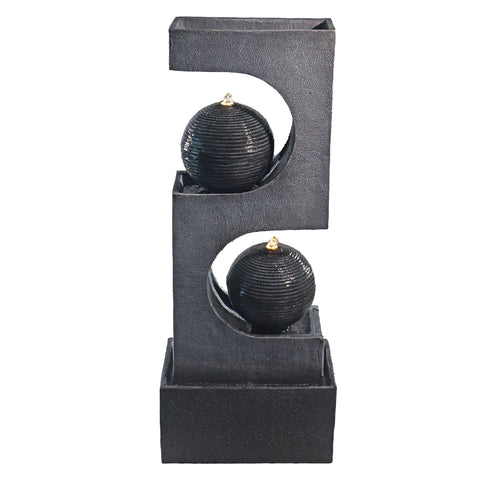 Modern geometric fountain