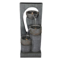 Modern multi-tiered water fountain