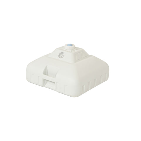 Square fillable plastic umbrella base
