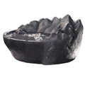 Cascading stone fountain