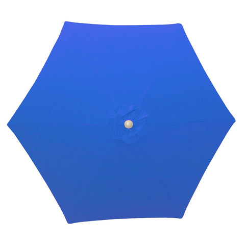 Parasol Tilting Outdoor Umbrella Blue