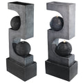 Dual sphere fountain