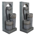 Modern garden fountain